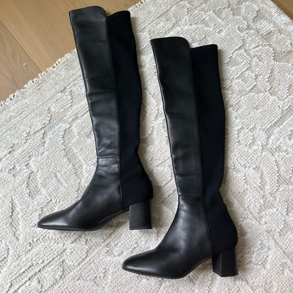 Stuart Weitzman Black Over the Knee Boots